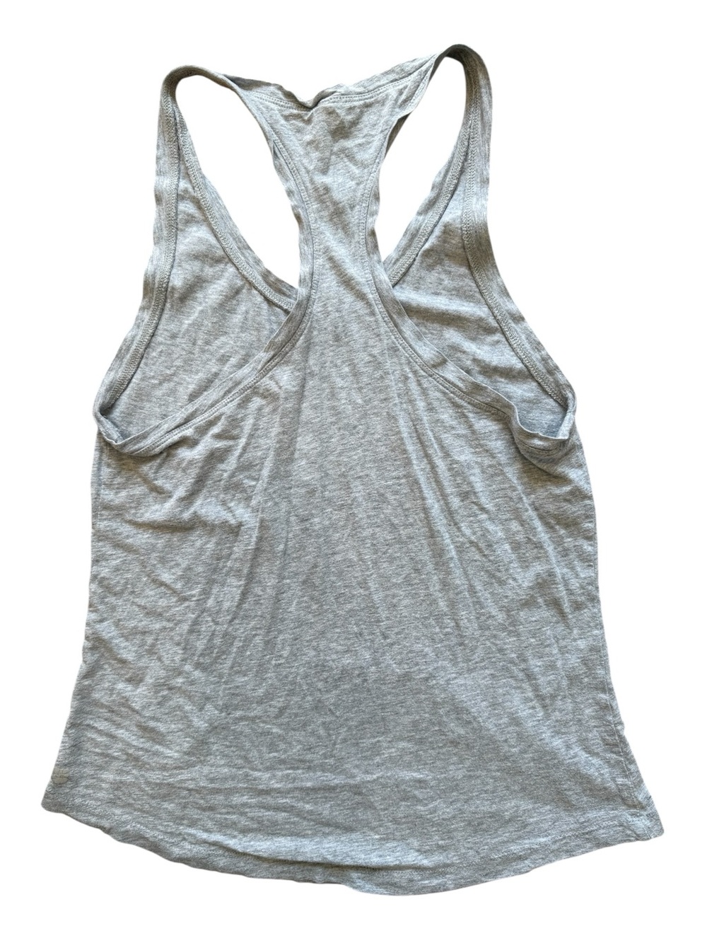 Fabletics Racerback Tank Top S Light Gray Athletic Workout Gym Tank - Picture 2 of 4